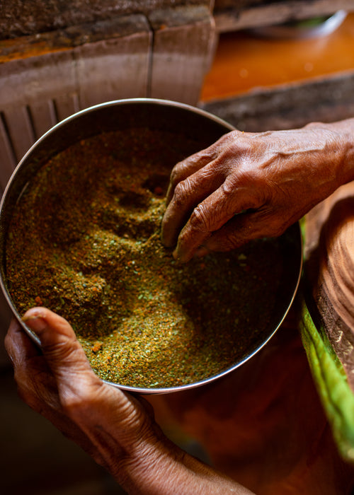 Karivepaku Podi (Curry Leaf Peanut Chutney Powder)