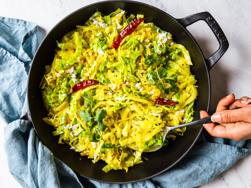 Rachel's Cabbage Poriyal (stir fry)