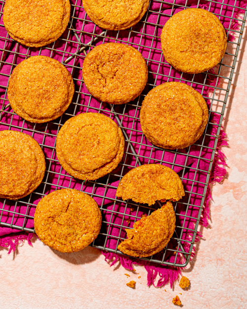 Asha's Haldi Doodhles (Haldi Doodh Snickerdoodles)