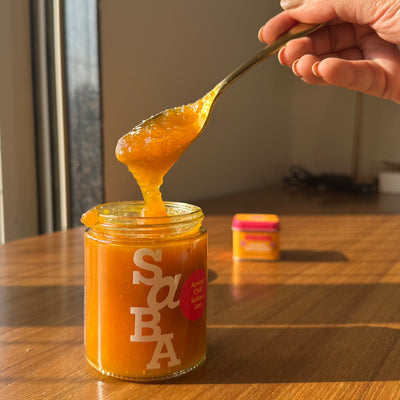 Saba's Apricot Chilli Saffron Jam